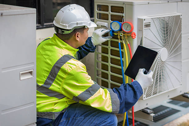 Professional Hvac technician working in Siler City, NC